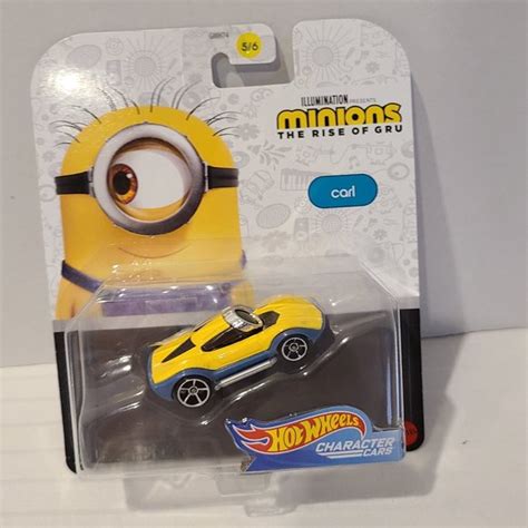 Hot Wheels Toys Hot Wheels Character Cars Minions The Rise Of Gru Carl Banana Poshmark
