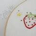 Strawberries Embroidery Pattern Packet Strawberry Embroidery Design Etsy