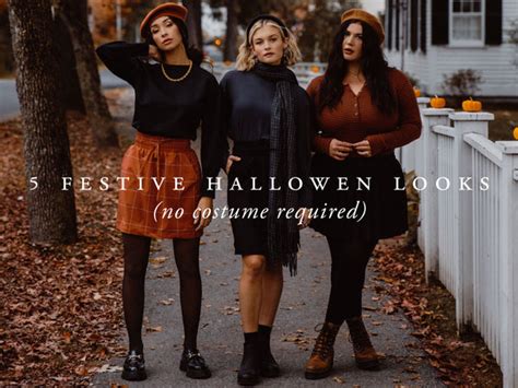 Five Festive Halloween Looks No Costume Required Albion