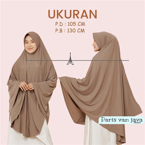 Jual Hijab Khimar Bergo Hamidah Jumbo Xxl Spandek Jersey Jilbab