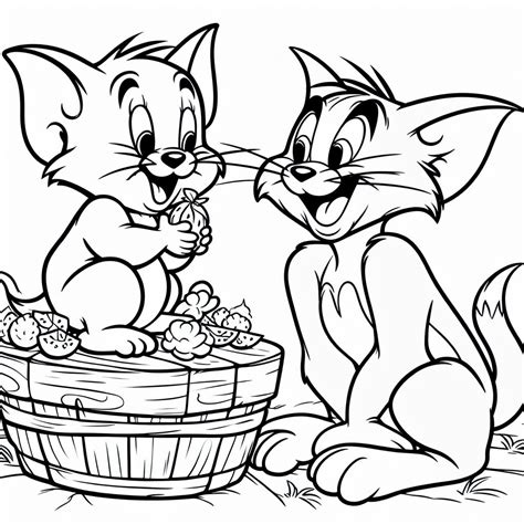 27 Dibujos Para Colorear De Tom Y Jerry Gratis