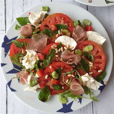 Salade Tomate Jambon Mozza Audrey Cuisine