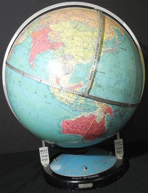 Replogle 12 Inch Precision Globe On Fine W M Welch Precision Mount