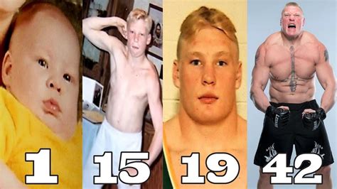 Brock Lesnar Transformation From 1 To 42 Years Old Youtube