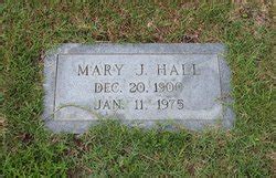 Mary Elizabeth Jenkins Hall Memorial Find A Grave