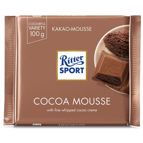 Ritter Sport Czekolada Mleczna Mus Kakao 100 G Ritter Sport Sklep