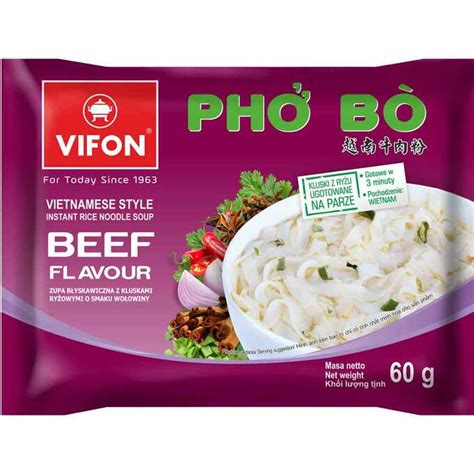 Pho Bo Wo Owina W Stylu Wietnamskim Vifon W Kartonie Sztuk Vifon