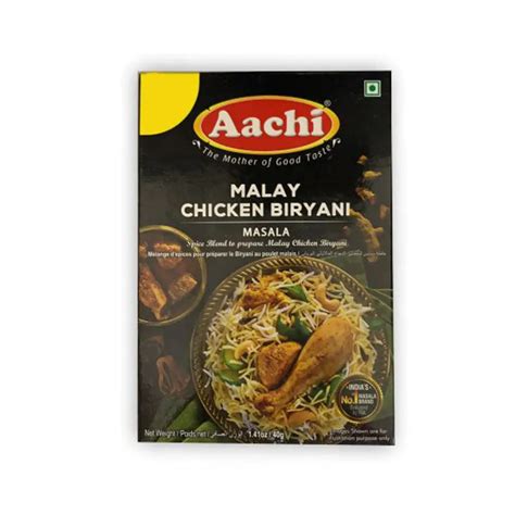 Shop Aachi Malay Chicken Biryani Masala G Online South Asian