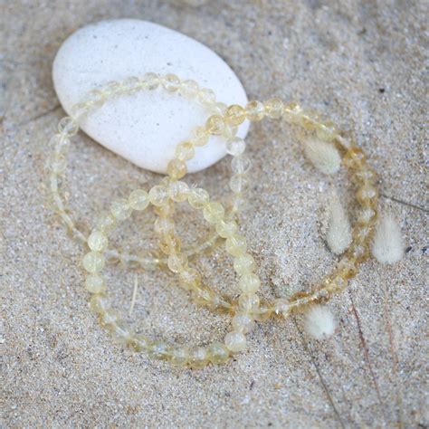 Bracelet Citrine Joie R Ussite C T Pierres Naturelles