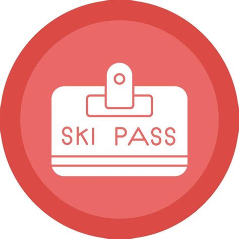 Ski Pass Vector Icon Design 25647357 Vector Art At Vecteezy