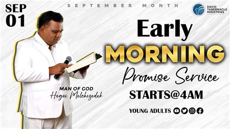 Live September Month Promise Word Service Manofgod Hegai