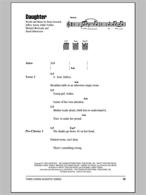 Pearl Jam Guitar Chords