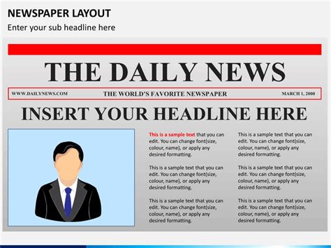 Newspaper Ppt Template Free - Printable Templates