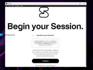 session messenger app  windows pc