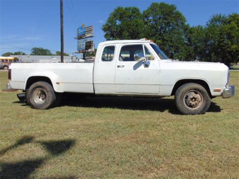 1982 Dodge Ram D350 12 Valve Cummins Diesel Club Cab Dually Prospector