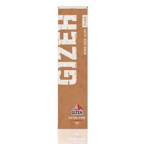 Gizeh Pure Extra Fine King Size Slim Bei PP Trading 25 Heftchen 22 50