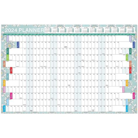 Buy Wall Planner 2024 A1 Large 2024 Wall Planner From January To