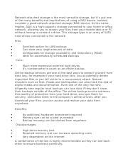 IFSM 370 Discussion Week 7 Post 7 Of 11 Docx Network Attached Storage