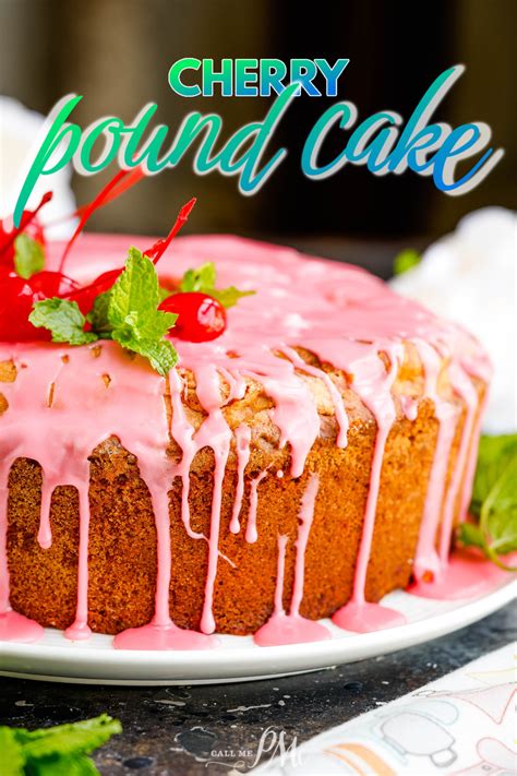 Maraschino Cherry Pound Cake