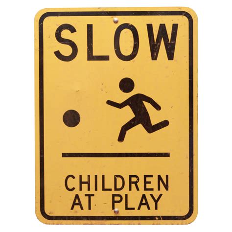 SLOW CHILDREN AT PLAY WARNING SIGN | Air Designs