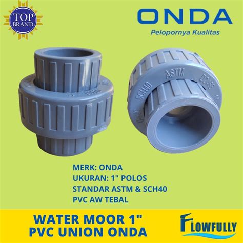 Jual WATERMUR PVC 1 ONDA POLOS WATER MOOR MUR WATER UNION SOCKET WM