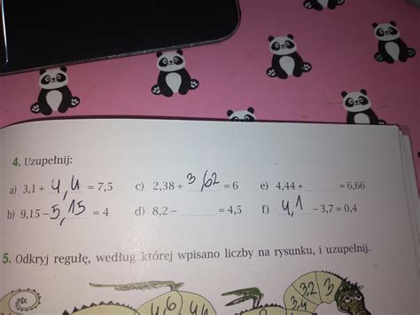 Matematyka z plusem 5 wersja C dodawanie i odejmowanie ułamków