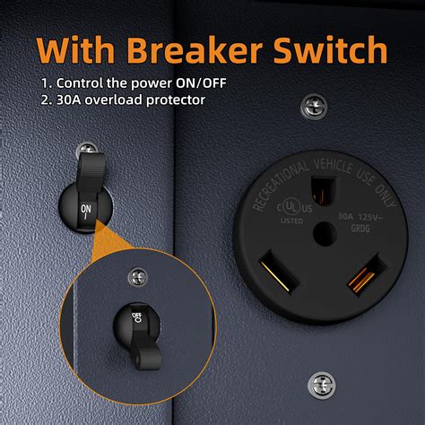 Snapklik Joinfworld Rv Power Outlet Box