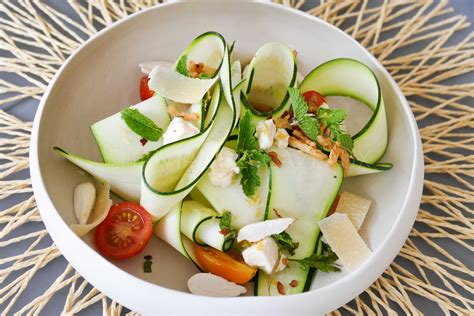 Salade De P Tes Et De Courgettes Vinaigrette La Feta Amc The Best