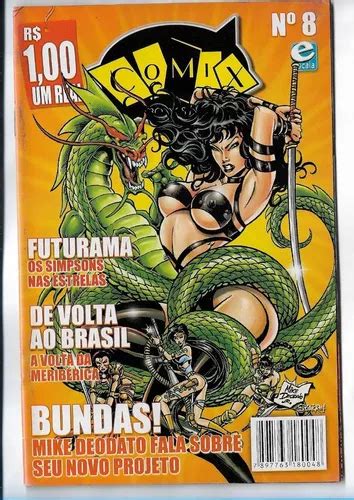 Revista Comix Magazine N 8 Futurama Mike Deodato Cx2 Parcelamento Sem