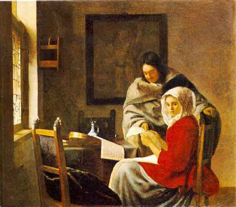 La Le On De Musique Interrompue Par Johannes Vermeer Tableaux