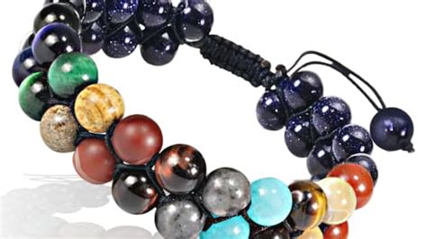 Clheatky Solar System Beaded Bracelet Handmade Mm Bead Bracelets For