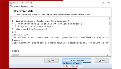 Recovery Toolbox for Word 4.5.17.45 Free Download - FileCR