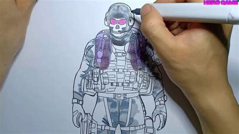 Cod Ghost Drawings