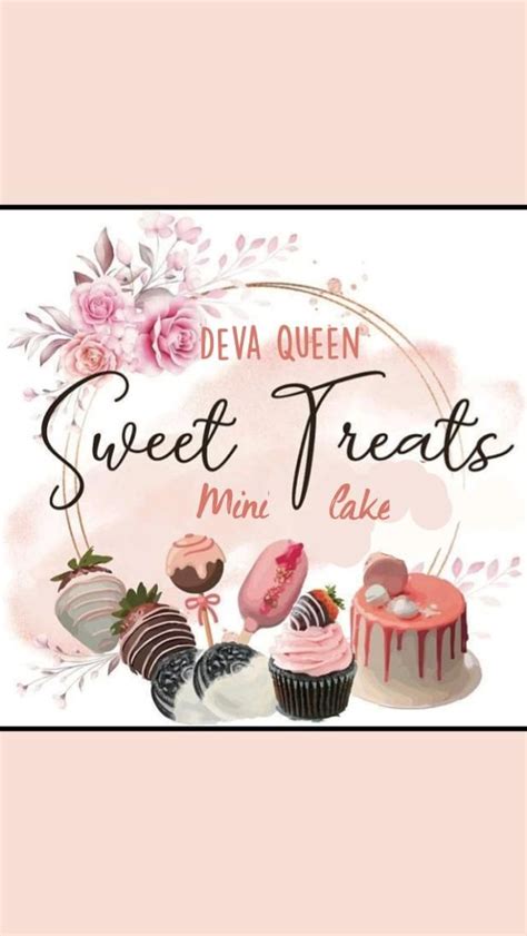 Deva Queen Mini Cake Cake Logo Design Logo Design Custom Logo Design