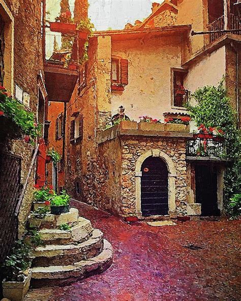 Villages of Tuscany - 03 Painting by AM FineArtPrints - Pixels