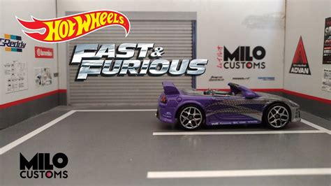 Hot Wheels Custom Mitsubishi Eclipse Spyder Fast And Furious Rapido Y Furioso Youtube