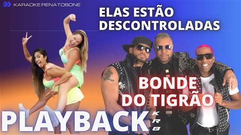 ELAS ESTÃO DESCONTROLADAS BONDE DO TIGRÃO PLAYBACK DEMONSTRAÇÃO