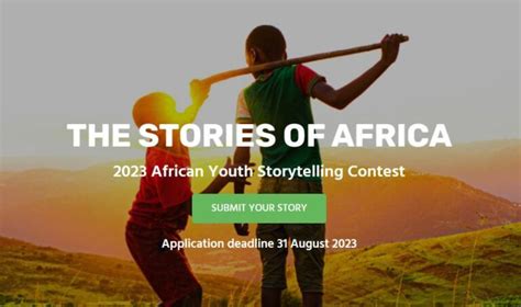 Global Landscapes Forum Glf African Youth Storytelling Contest 2023