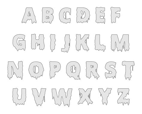 15 best halloween letter stencils printable printableecom - pumpkin abc pumpkin carving pumpkin ...