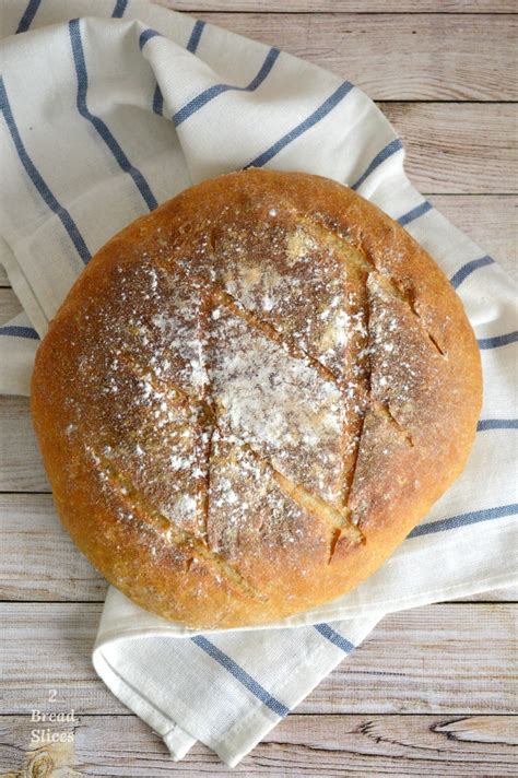 Receta de Pan con Sémola de Trigo 2 Bread Slices