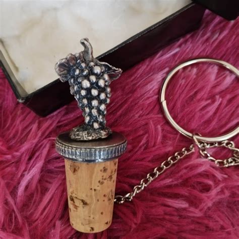 Pewter Wine Bottle Cork Stopper On Carousell