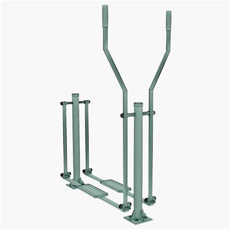 Realistic Outdoor Gym Set 3d Model Cgtrader