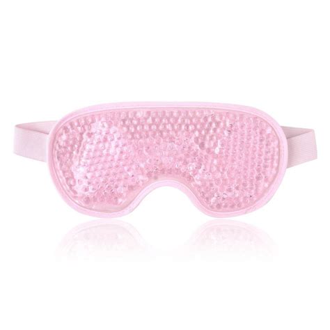 Reusable Eye Mask with Gel Beads for Hot Cold Therapy, Flexible Cold ...