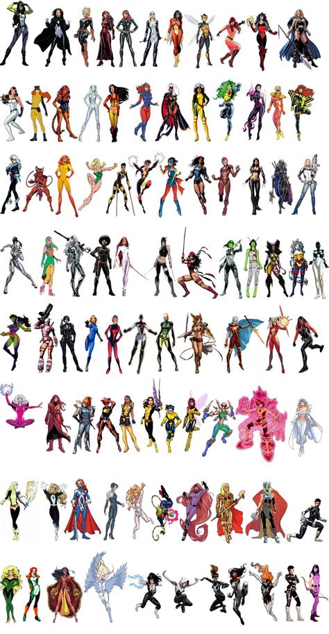 Marvel Female Heroes | Marvel superheroes art, Marvel superheroes ...