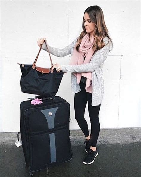 Classic And Casual Airport Outfit Ideas Addicfashion