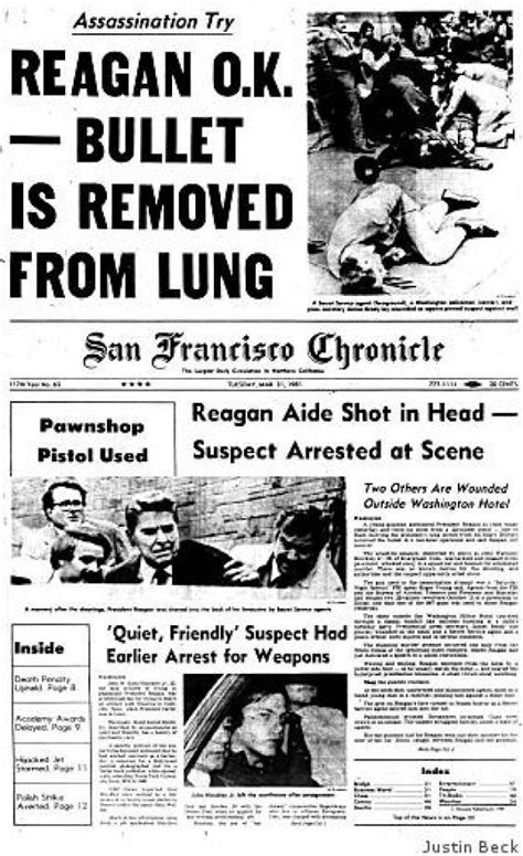 How The Media Covered Ronald Reagan S Attempted Assassination Years