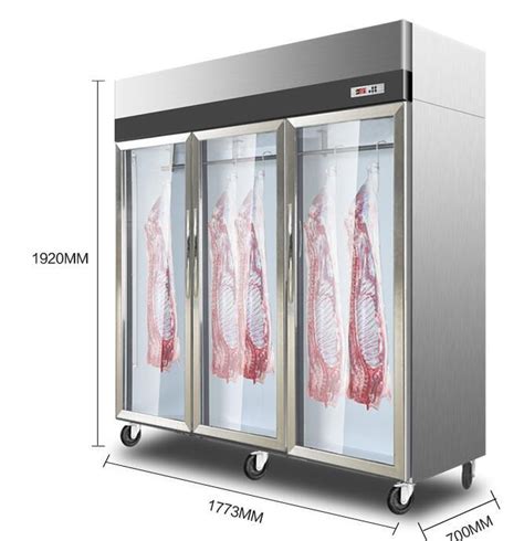 Supermarket Door Meat Display Fridge Chiller Meat Display