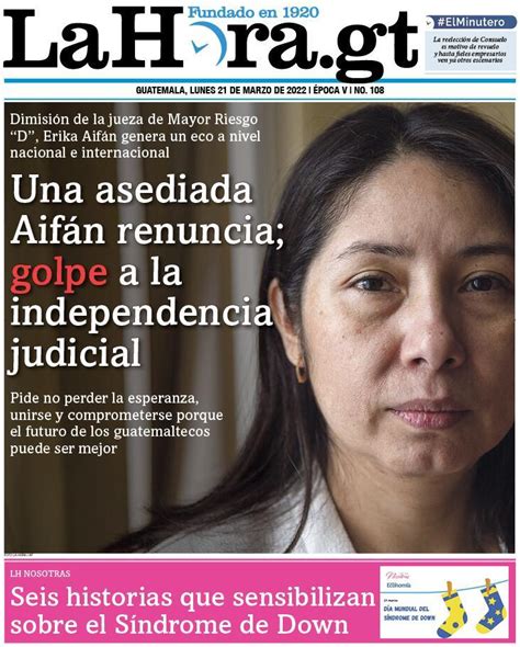 Diario La Hora On Twitter Portadadehoy Una Asediada Aif N Renuncia