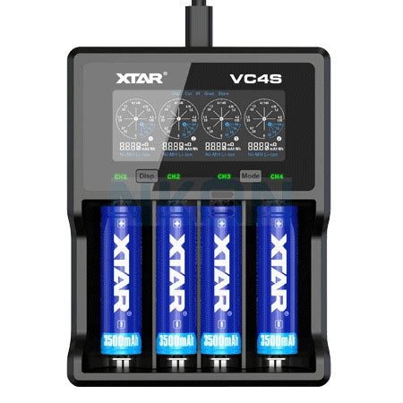 Xtar Vc S Carregador De Bateria Li Ion Carregador Para Baterias