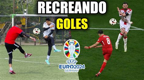 Imitando Los Mejores Goles De La Euro 2024 Por 10 000 🥅⚽️ Retos De